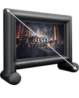 15ft blow up projector screen for outdoor movies