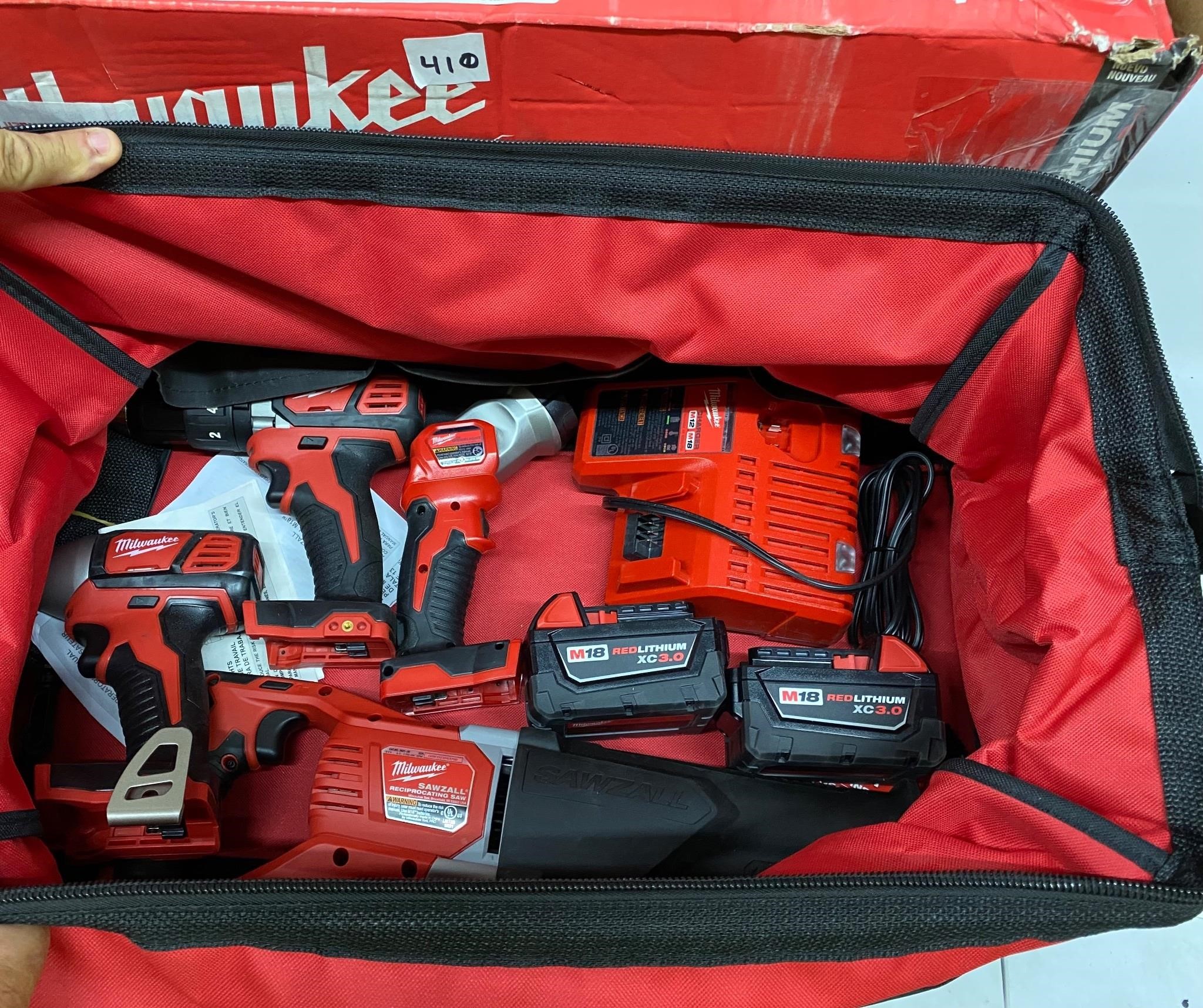 Milwaukee 7pc M18 Tool Combo Kit