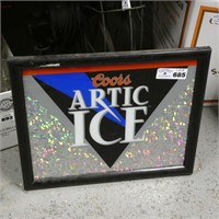 Coors Artic Ice Beer Sign