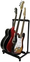 3 Guitar Stand - Multiple Three Instrument Display