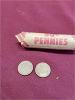 Mixed Misc. Roll of Wheat Pennies