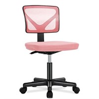 DUMOS Armless Desk Chairs with Wheels Cute Home Of