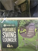MM portable swing lounger- grey