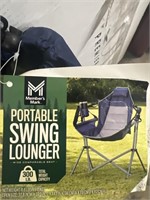 MM portable swing lounger -dark blue