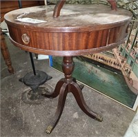 Duncan Pfyfe Drum Table, Drawer