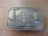 Belt Buckle The Great River Steamboat