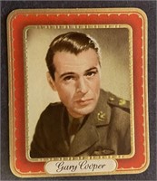 GARY COOPER: Embossed Tobacco Card (1934)