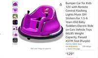 B3387 Bumper Car for Kids 12V with Remote Control