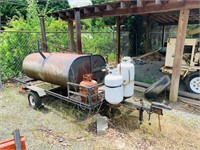 LP GAS SMOKER GRILL, TOWABLE, S/A BALL HITCH,