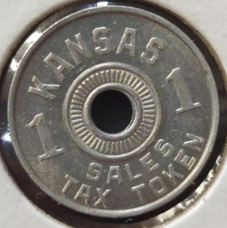 1 Kansas sales tax token