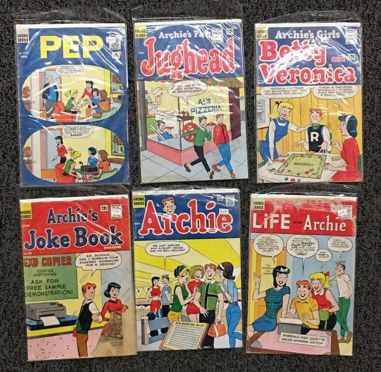 6 Archie Series Comic Books