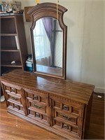 Dresser with mirror