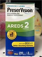 Preser Vision AREDS2 210 softgels
