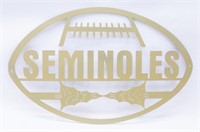 FSU Seminole Sign, Plasma Cut Metal