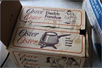 Oster Vintage Electric Fondue Pot In Box