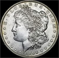 1886-O US Morgan Silver Dollar BU Rare Date