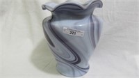 McKee purple slag 8" vase