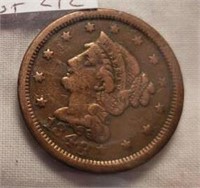 1848 Large One Cent