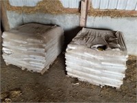 2 pallets of concrete bags are hard