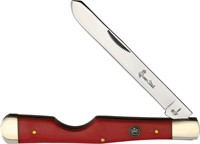 QUEEN QN62R EASY OPEN RED HANDLE KNIFE