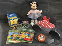 VTG Mickey Ears, Minnie Plush & More