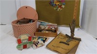 Sewing Lot-Vintage Hem Marker, Needlepoint,