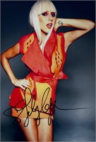 Autograph COA Lady Lady Gaga Photo