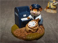 Wee Forest Folk Mail Mouse w/full signature
