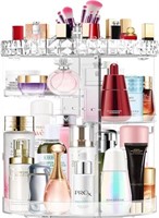 360 Rotating Makeup Cosmetic Organizer Clear