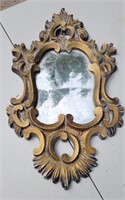 Mirror frame. Molded plaster frame. 24"×14".