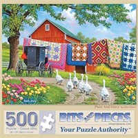 Bits and Pieces - 500 Piece Jigsaw Puzzle for