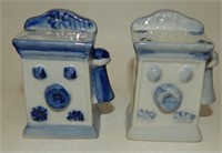 Blue & White Antique Wall Telephones