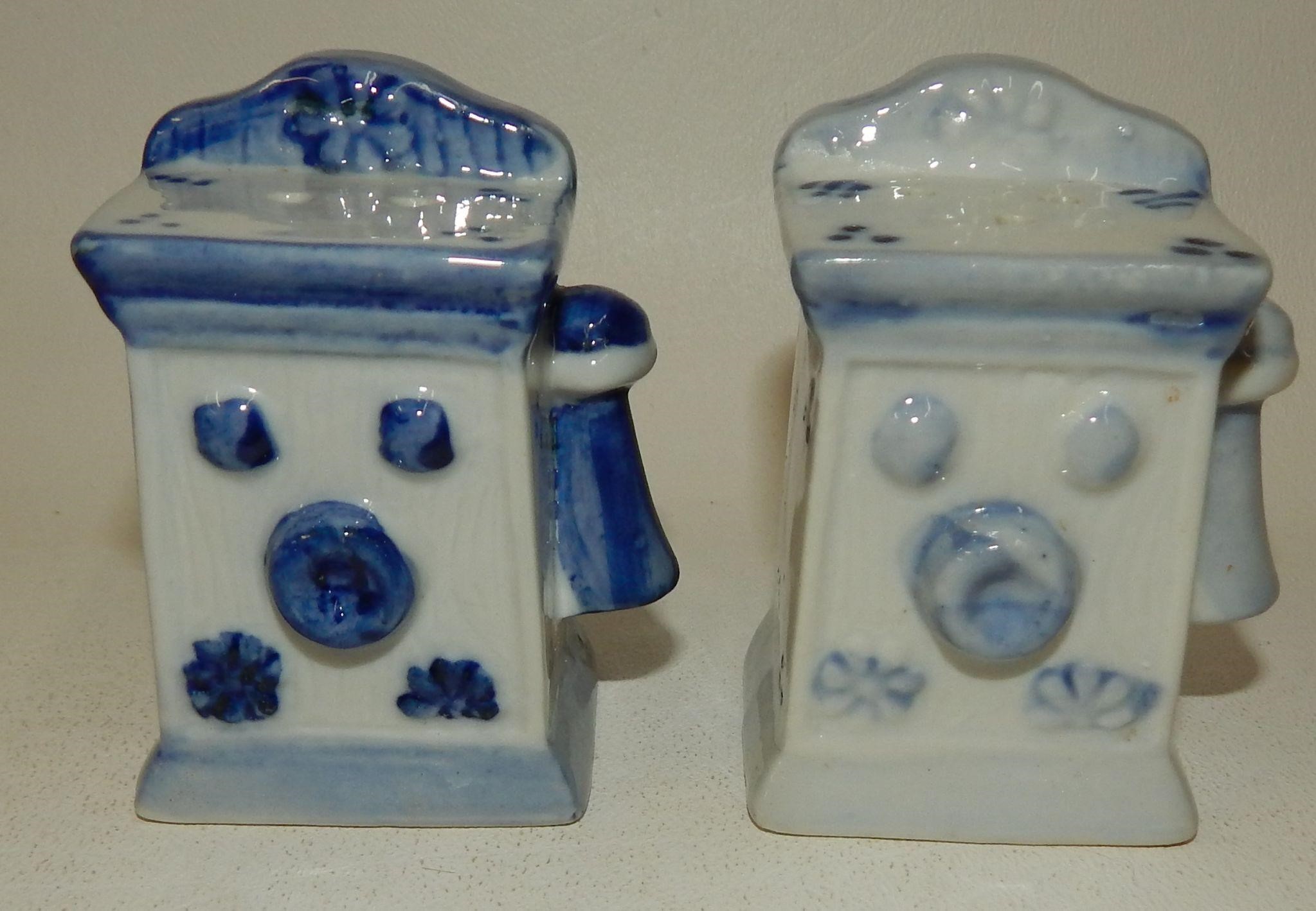 Blue & White Antique Wall Telephones