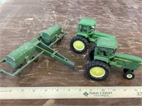 2 John Deere tractors and 1 .........