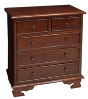MAHOGANY SMALL CHEST OF DRAWERS