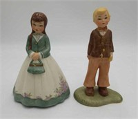Vintage Boy & Girl Porcelain Figurines HB5B1