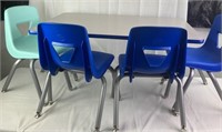 Virco Children’s Table with 4 chairs