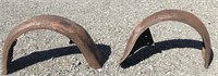 (O)
Vintage Ford Fenders 
There are cracks and
