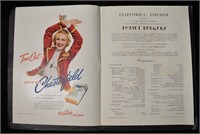 1939 Folies Bergere Programme California Auditoriu