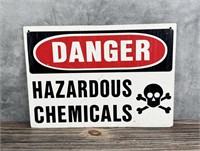 Danger Hazardous Chemicals Sign