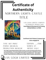 Northern Lights Castle LTD Edition Van Gogh LTD