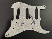 Jimmy Page And Robert Plant Autographed Pick Guard