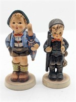 Home From The Market And Sweeper Goebel Figurines