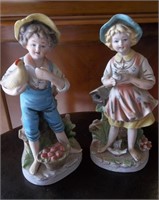 Vtg Homco Farm Children Figurines