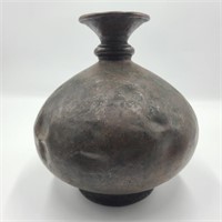 Vintage Hammered Copper Indian Vase