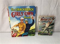 2 Vintage Books - Crackerjack & Baseball