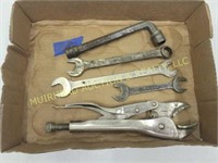 CRAFTSMAN LOCKING PLIERS, FORD & PLUMB WRENCHES,