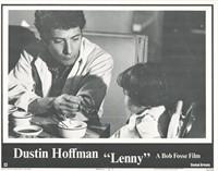 Lenny 1974 original vintage lobby card