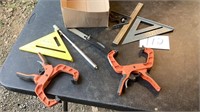 Werner roof safety brackets , Squares, clamps,