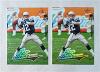 2 2004 Tom Brady Fleer Ultra Cards #104